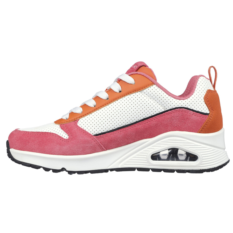 Skechers Women's Uno 2 Much Fun Pink-Orange