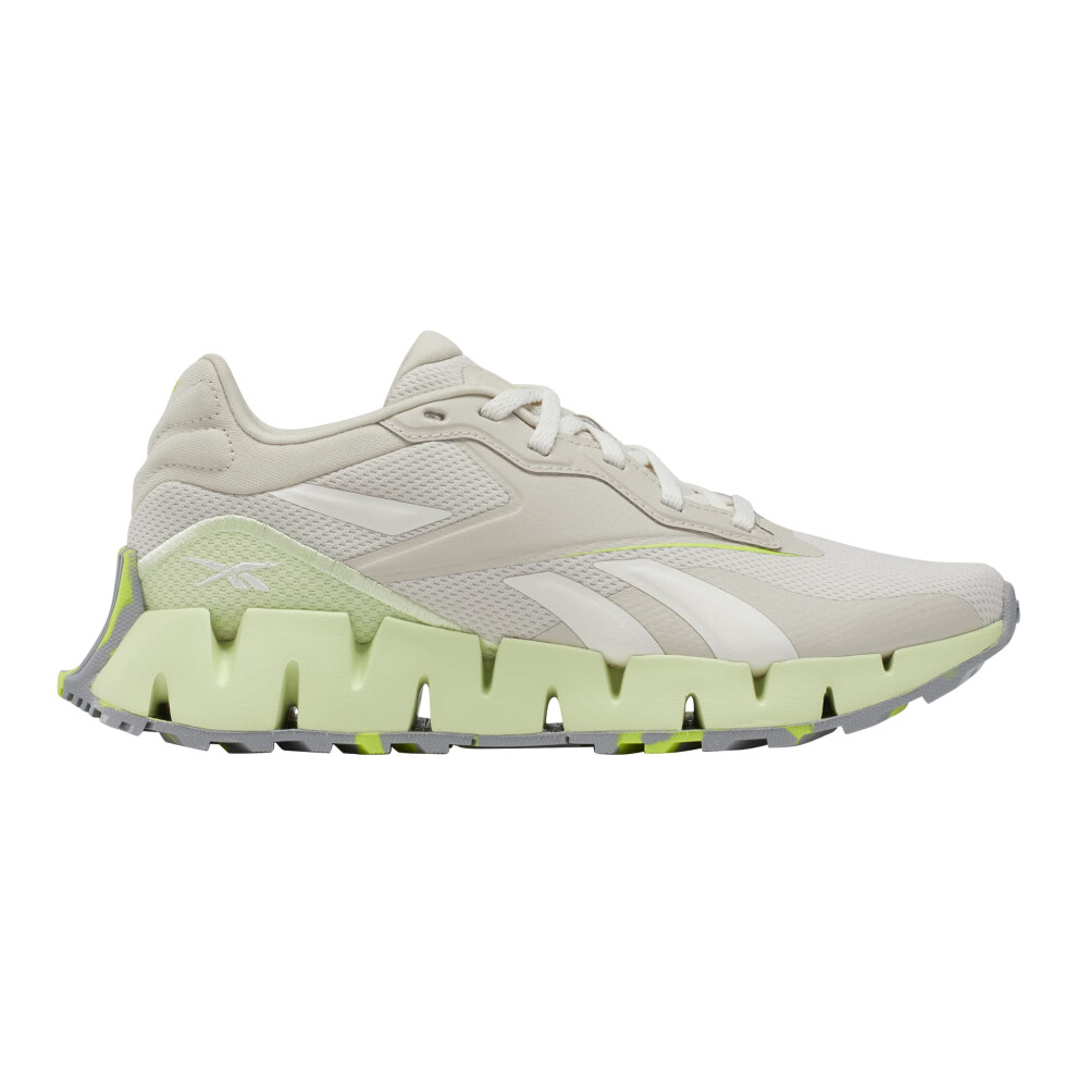 Reebok Women's Zig Dynamica 4 Adventure Sneaker  Stucco/Citrus Glow/Ch