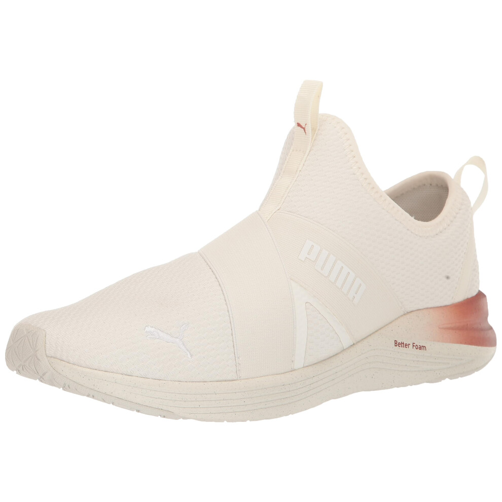 PUMA Women's BETTER FOAM PROWL SLIP-ON Sneaker  Warm White-PUMA Copper