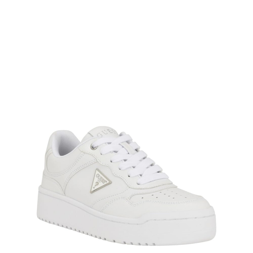 GUESS Women's MIRAM Sneaker  White 140  8