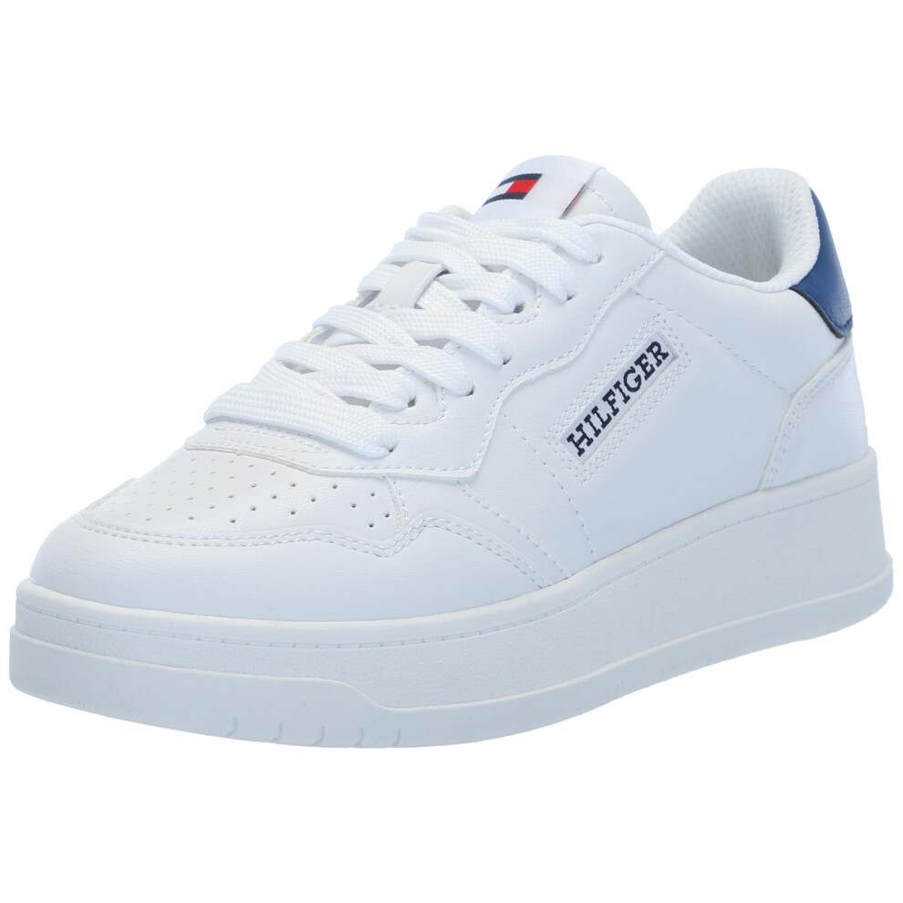 Tommy Hilfiger Women's Dunner Sneaker  White/Blue 141  8