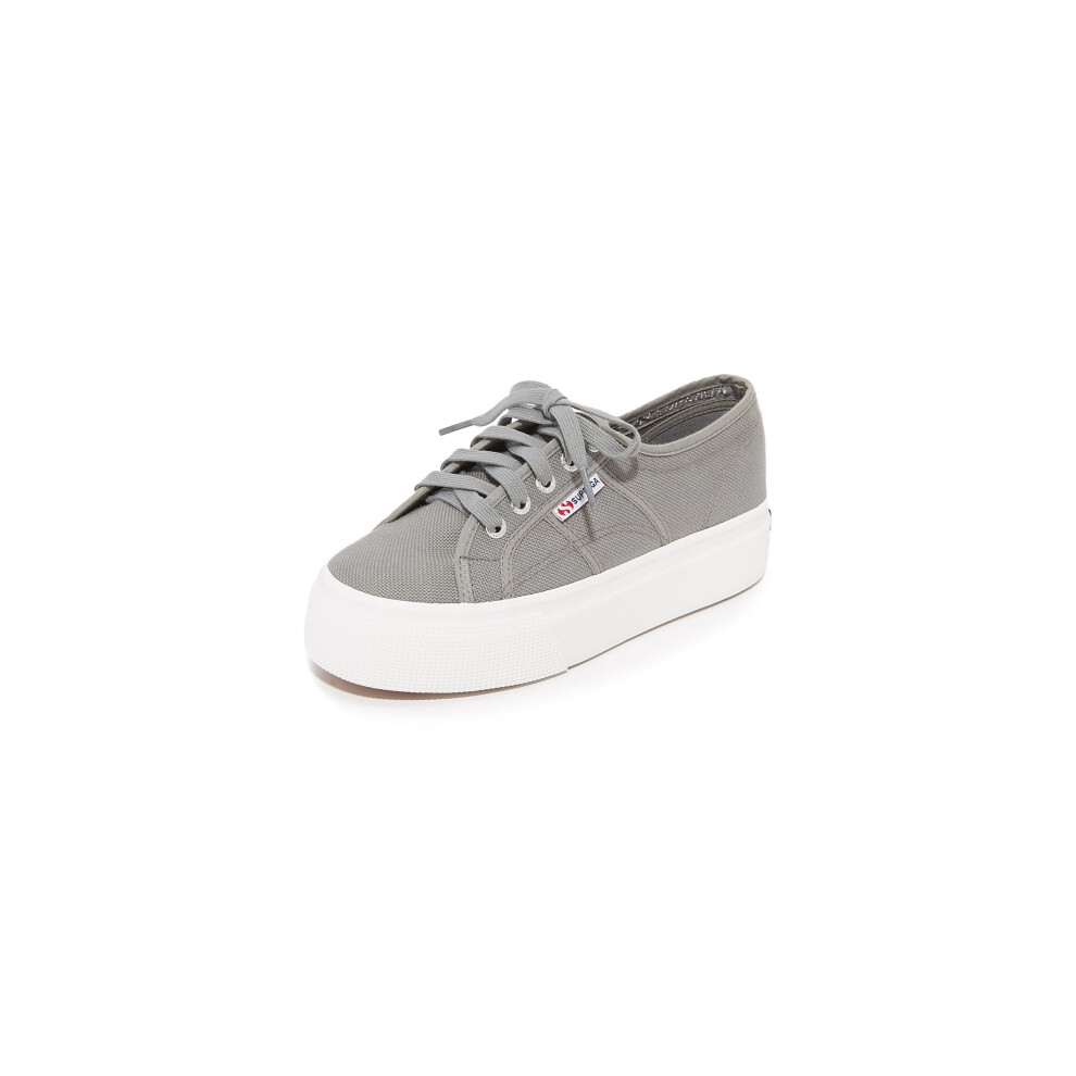 Superga womens 2790 Platform Fashion Sneaker  Grey Sage  7.5 US