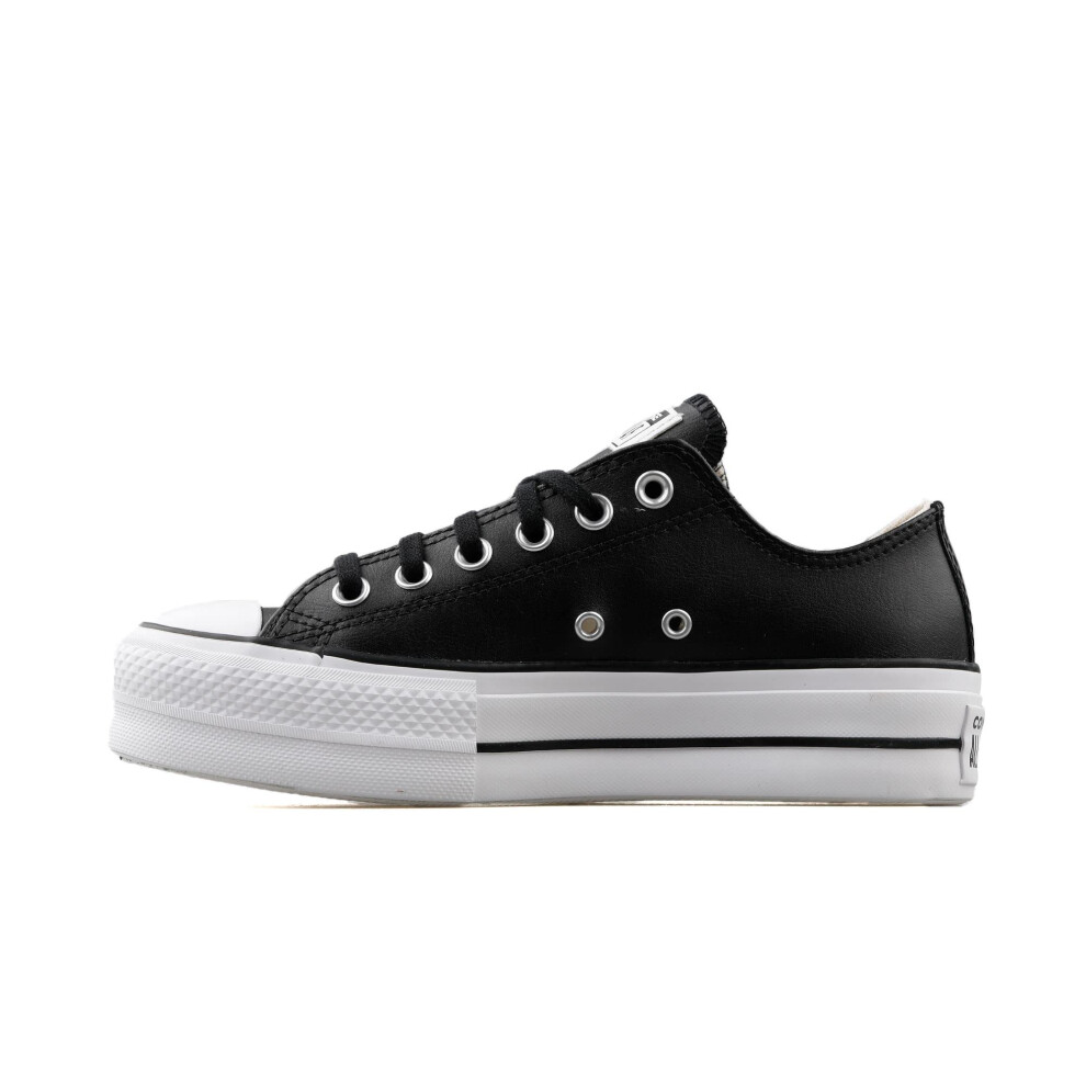 Converse Women's Chuck Taylor All Star Lift Clean Sneaker  Black/Black