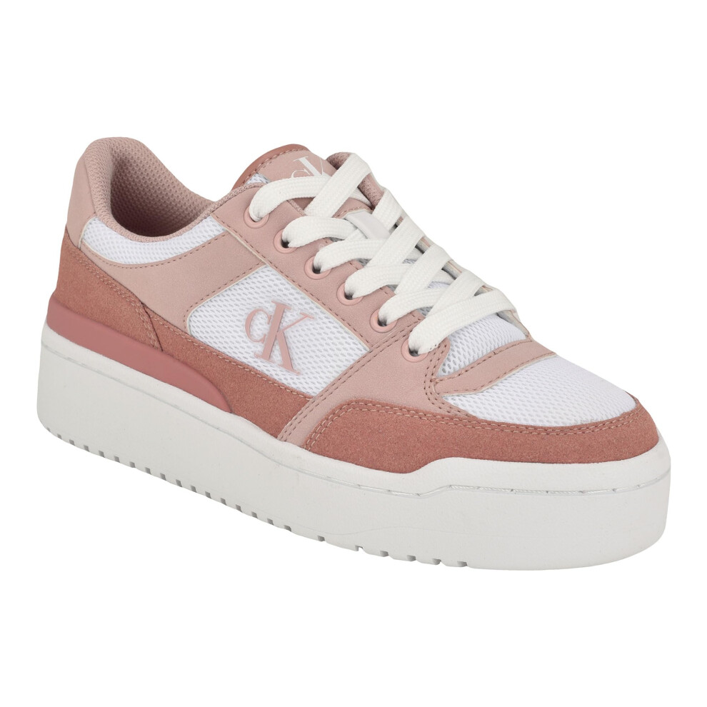 Calvin Klein Women's Alondra Sneaker  Rose 281  8.5