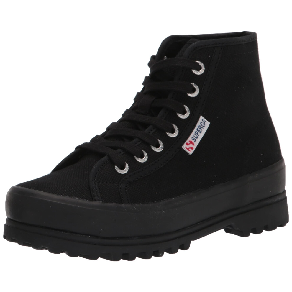 Superga Women's 2341 Alpina Sneaker  Full Black  6.5