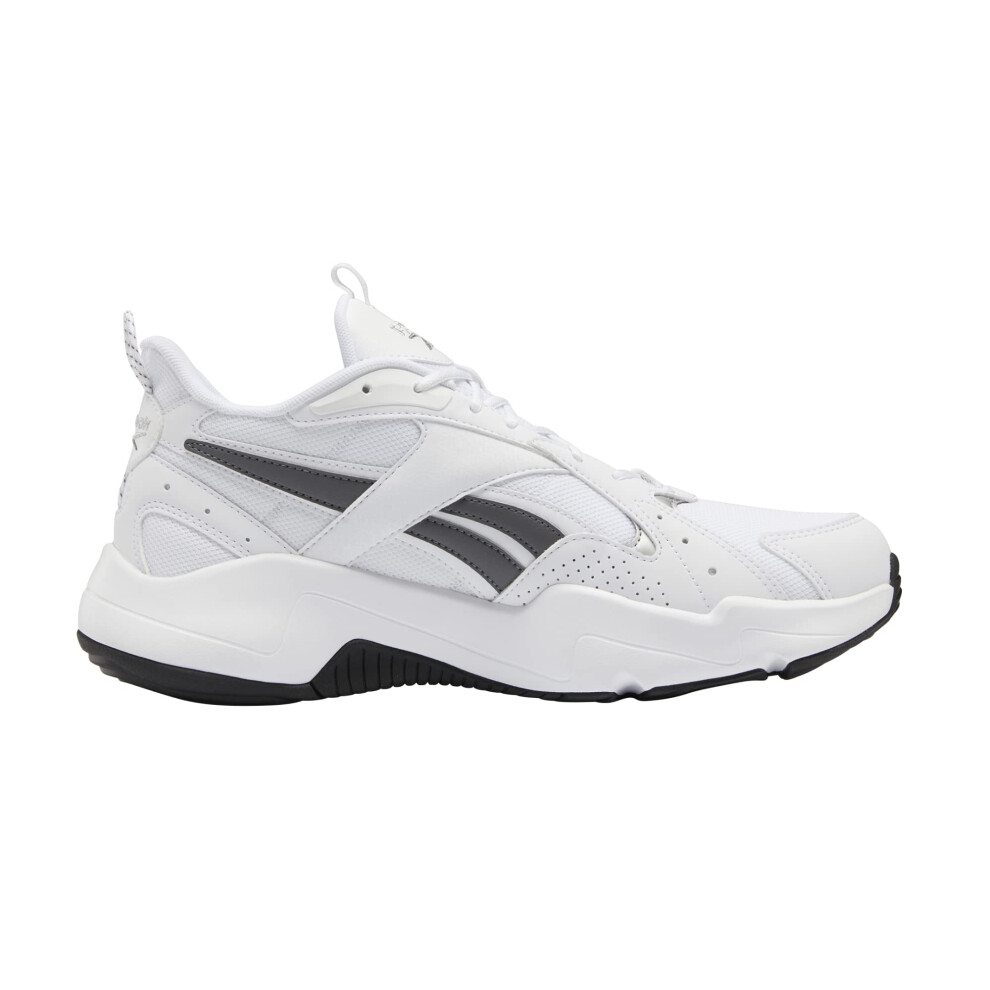 Reebok Unisex Turbo Restyle Casual Sneaker  White/Pure Grey  12 US Men