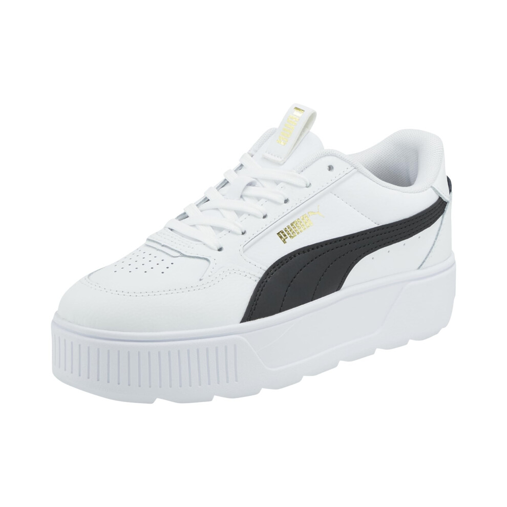 PUMA Women's KARMEN REBELLE Sneaker  Puma White-Puma Black  9