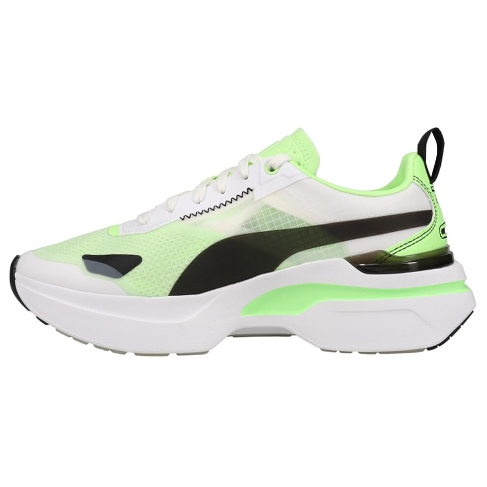 Puma Womens Kosmo Rider Lace Up Sneakers Shoes Casual - Green  White -