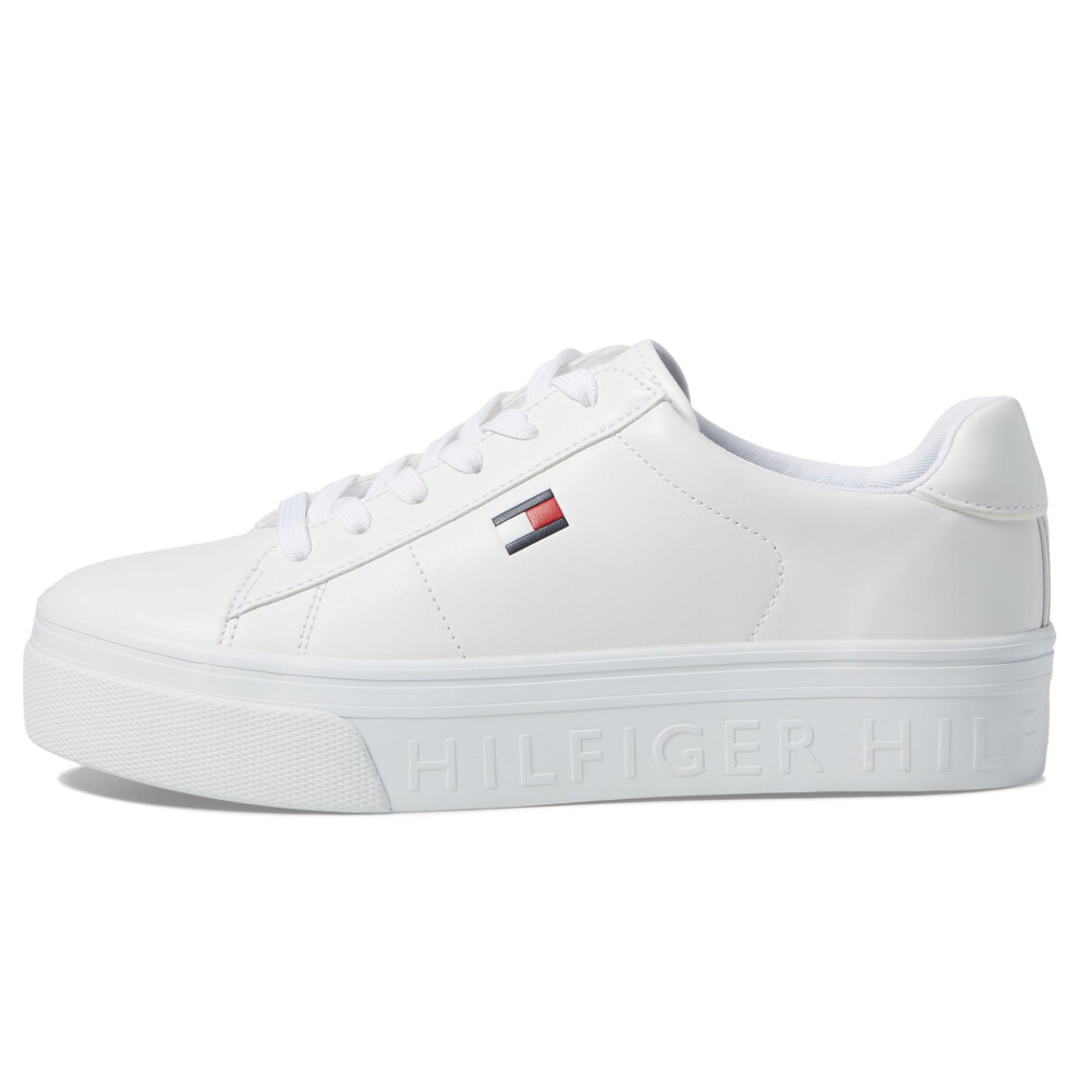 Tommy Hilfiger Women's BUERI Sneaker  White 140  7.5