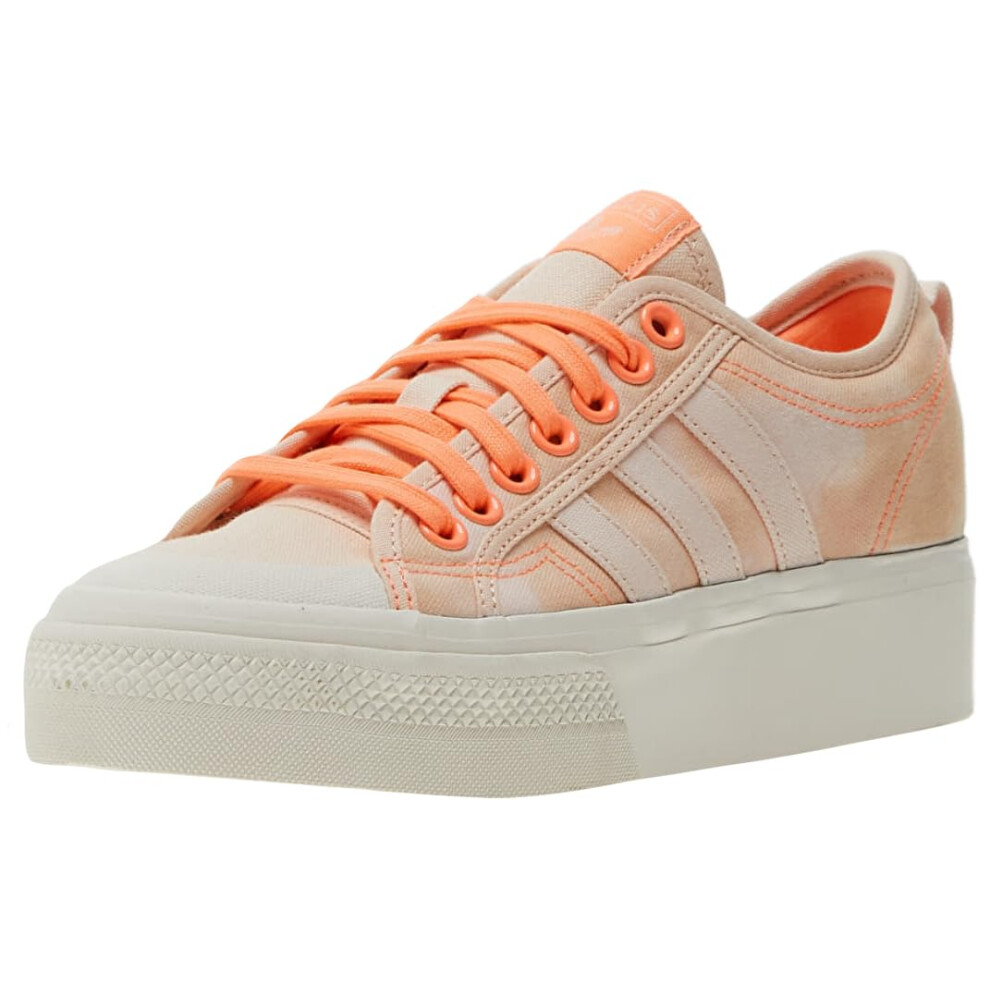 Adidas Women's Nizza Platform Shoes Bliss Orange/Bliss Orange  6.5 M