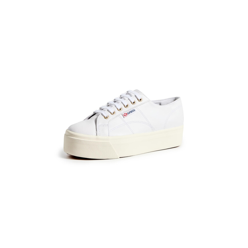 Superga Women's 2790 Platform Sneakers  Optical White  10 Medium US