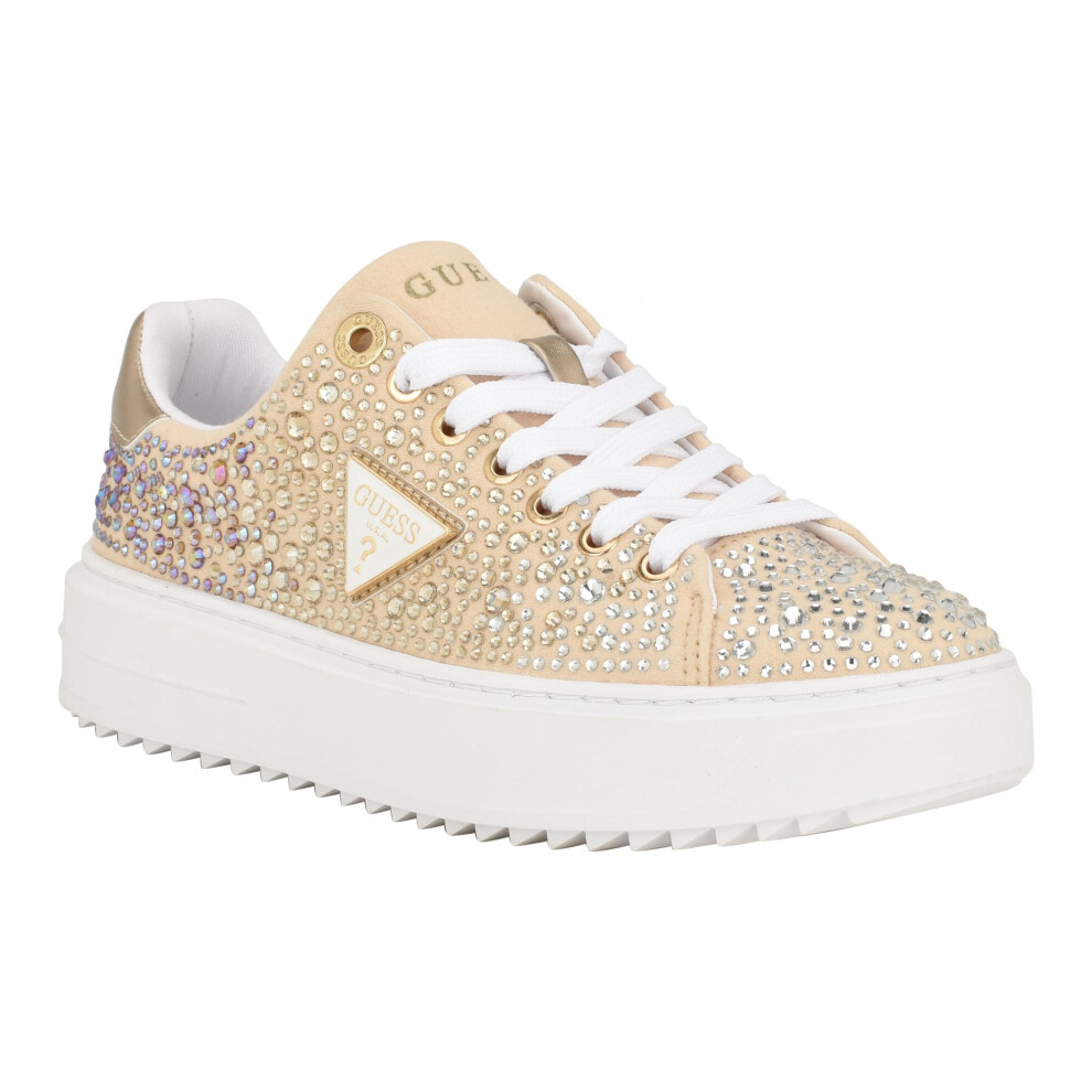 GUESS Women's DENESA Sneaker  Gold 710  6.5