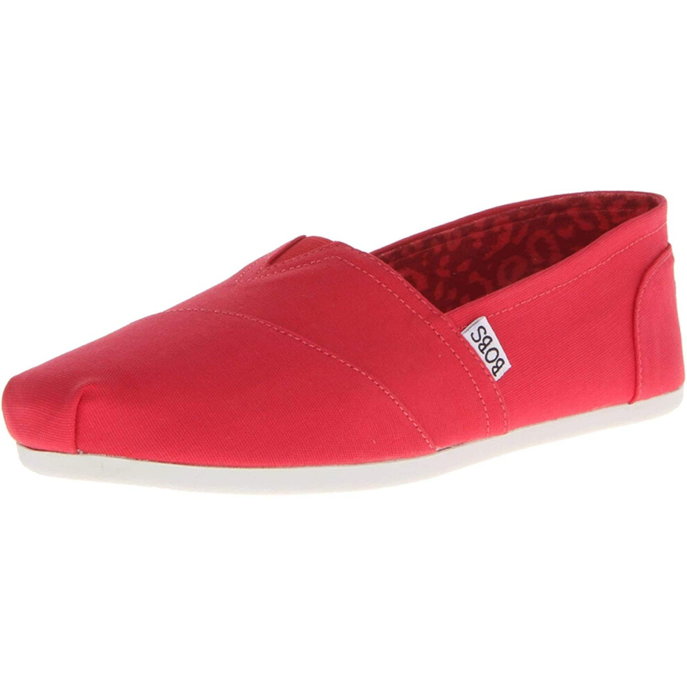 Skechers Women's Bobs Plush - Peace & Love  Red  6.5