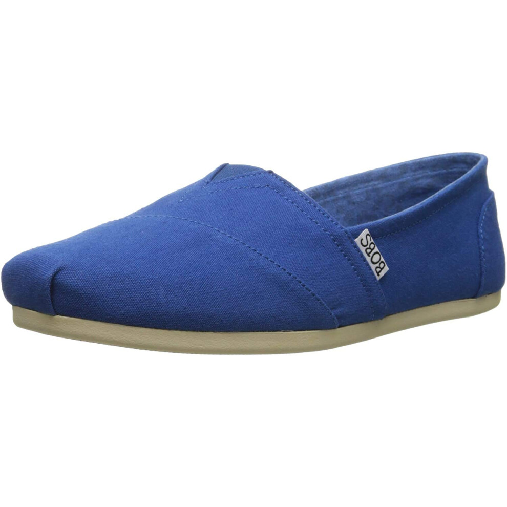 Skechers Women's Bobs Plush - Peace & Love  Royal Blue  8.5