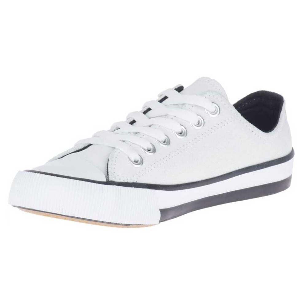 HARLEY-DAVIDSON FOOTWEAR Women's Burleigh Sneaker  White  8.5