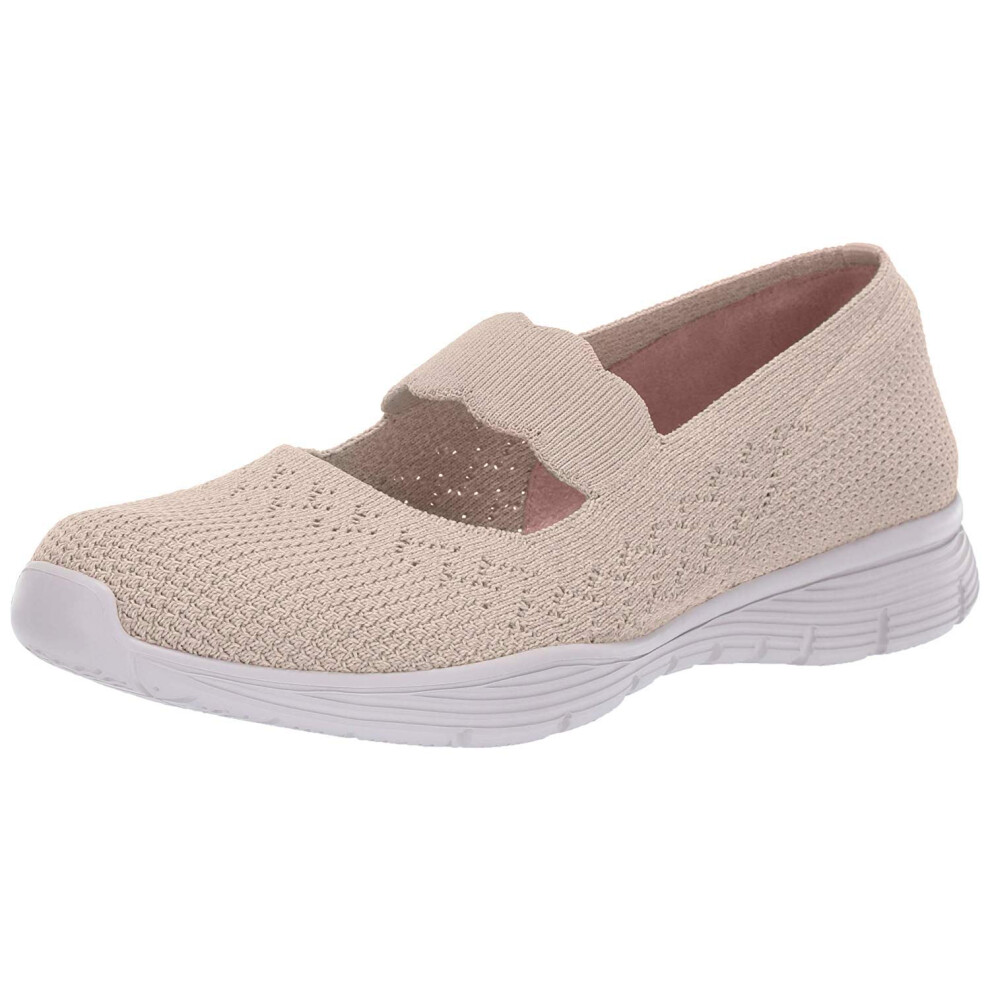 Skechers Women's Seager-Power Hitter-Engineered Knit Mary Jane Flat  N