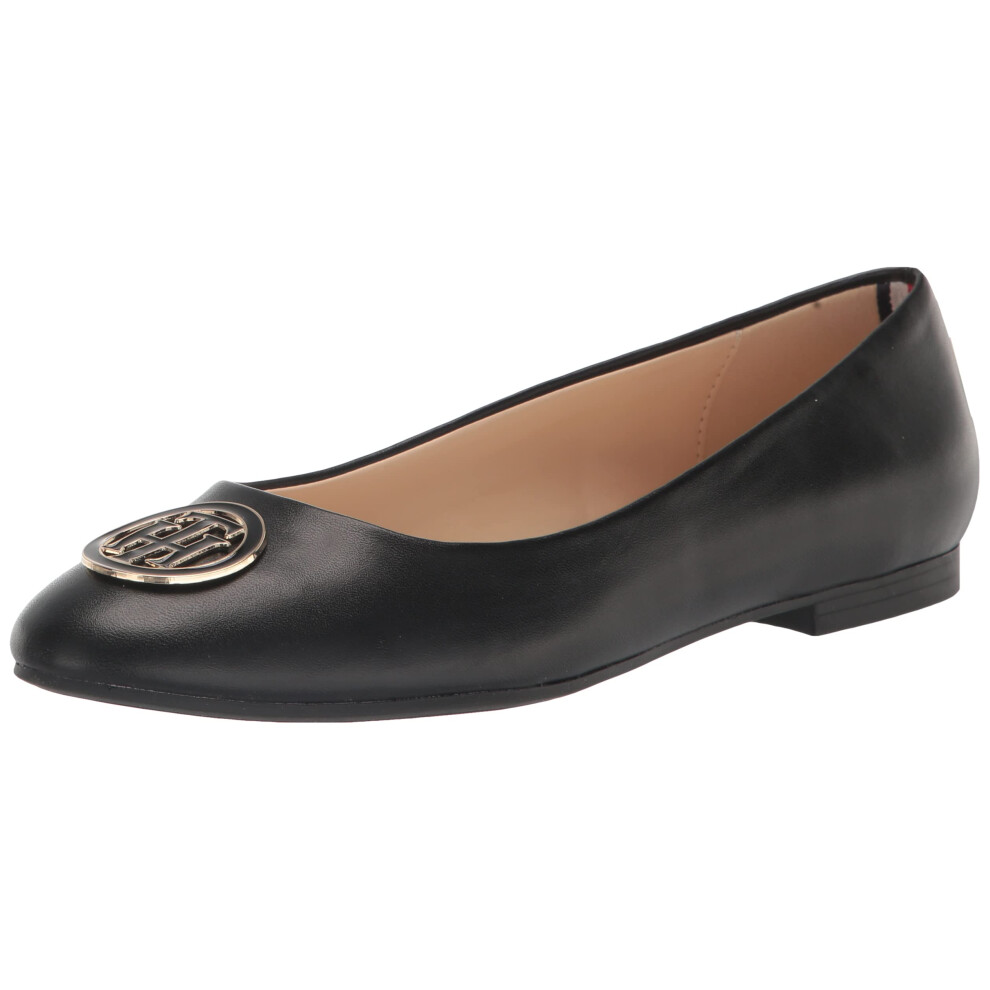 Tommy Hilfiger Women's GANIMAY Ballet Flat  Black 001  5