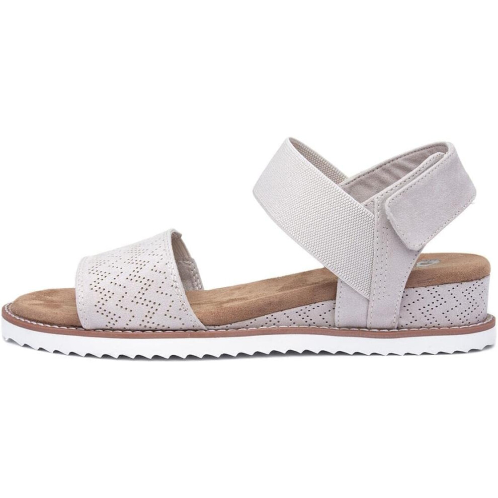 Skechers womens Desert Kiss Sandal  Off White  10 US