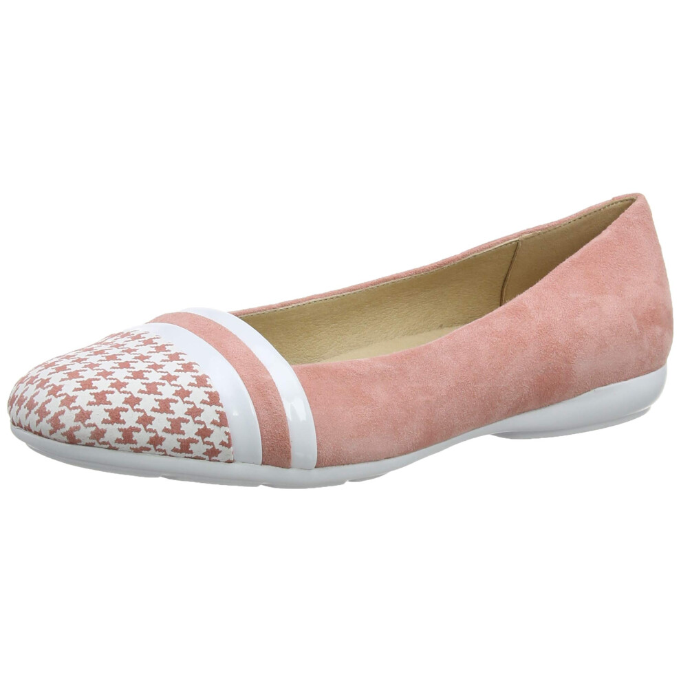 Geox Women's D Annytah A Ballet Flats  Pink (Coral/White C7204)  5 UK