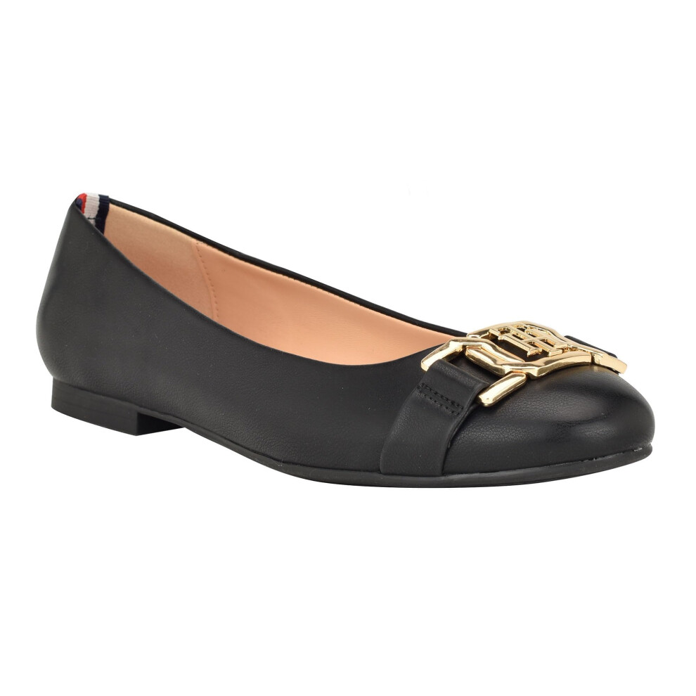 Tommy Hilfiger Women's GALLYNE Ballet Flat  Black 001  7.5