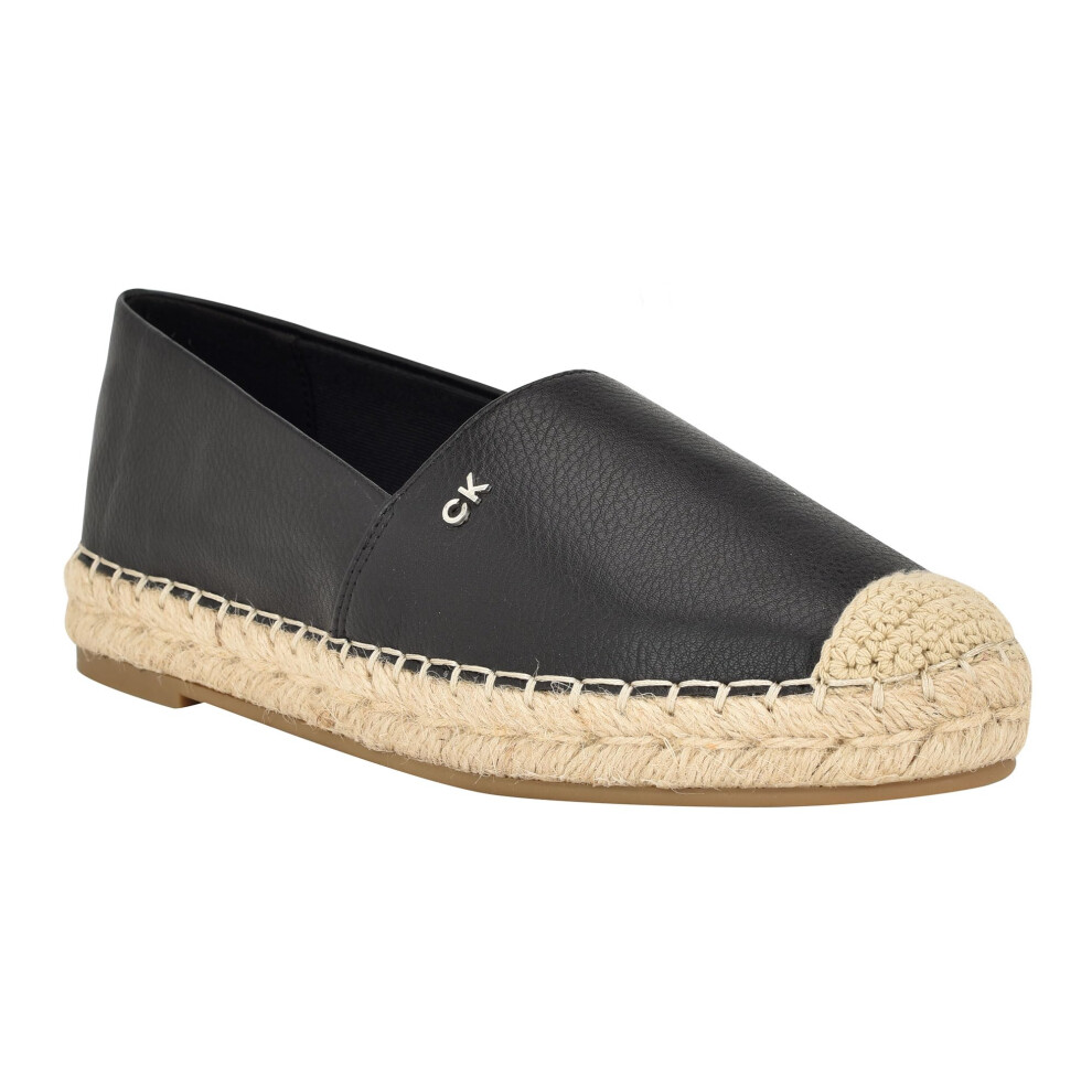 Calvin Klein Women's Popular Ballet Flat  Black 002  8.5