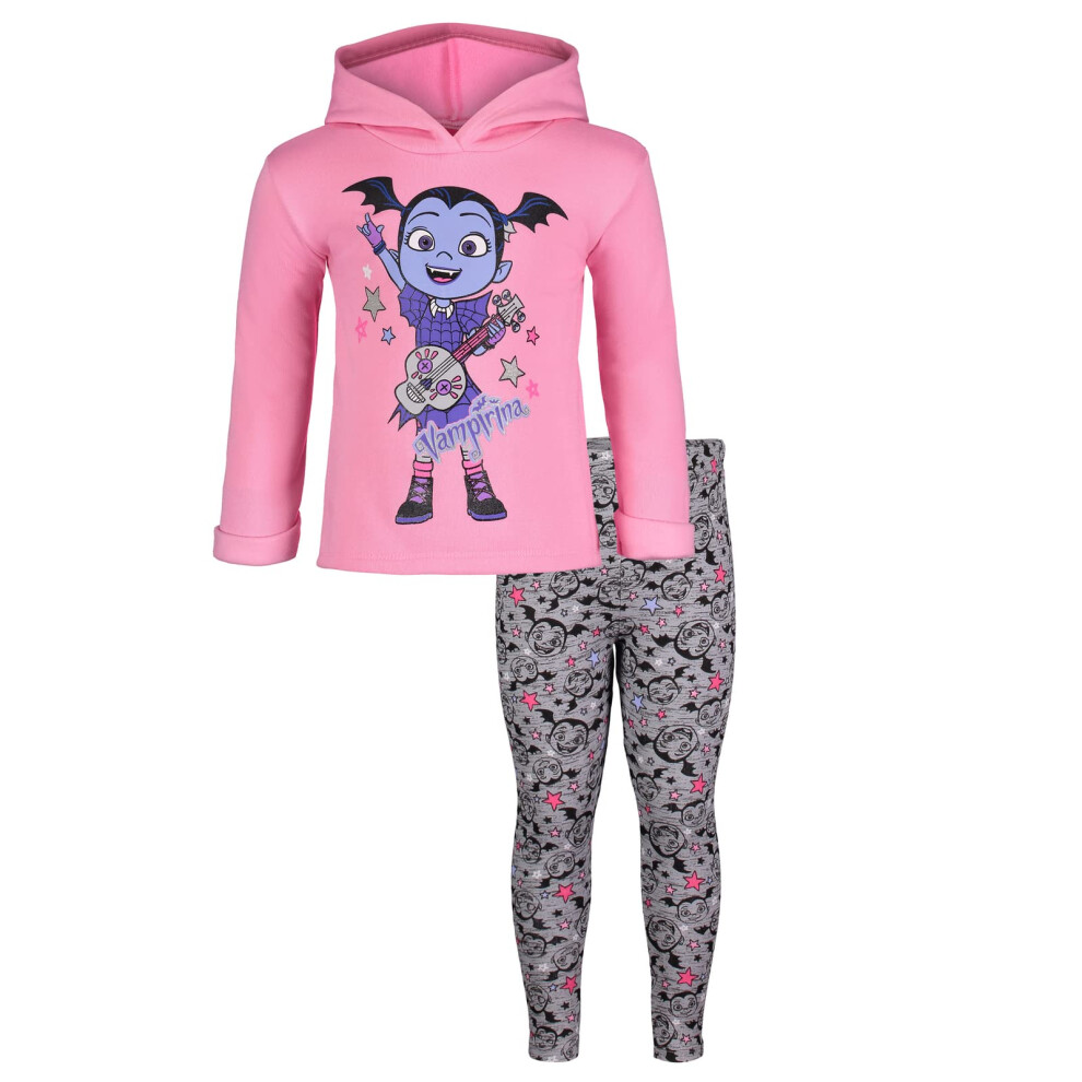 Disney Vampirina Little Girls Hoodie & Leggings Pink 6