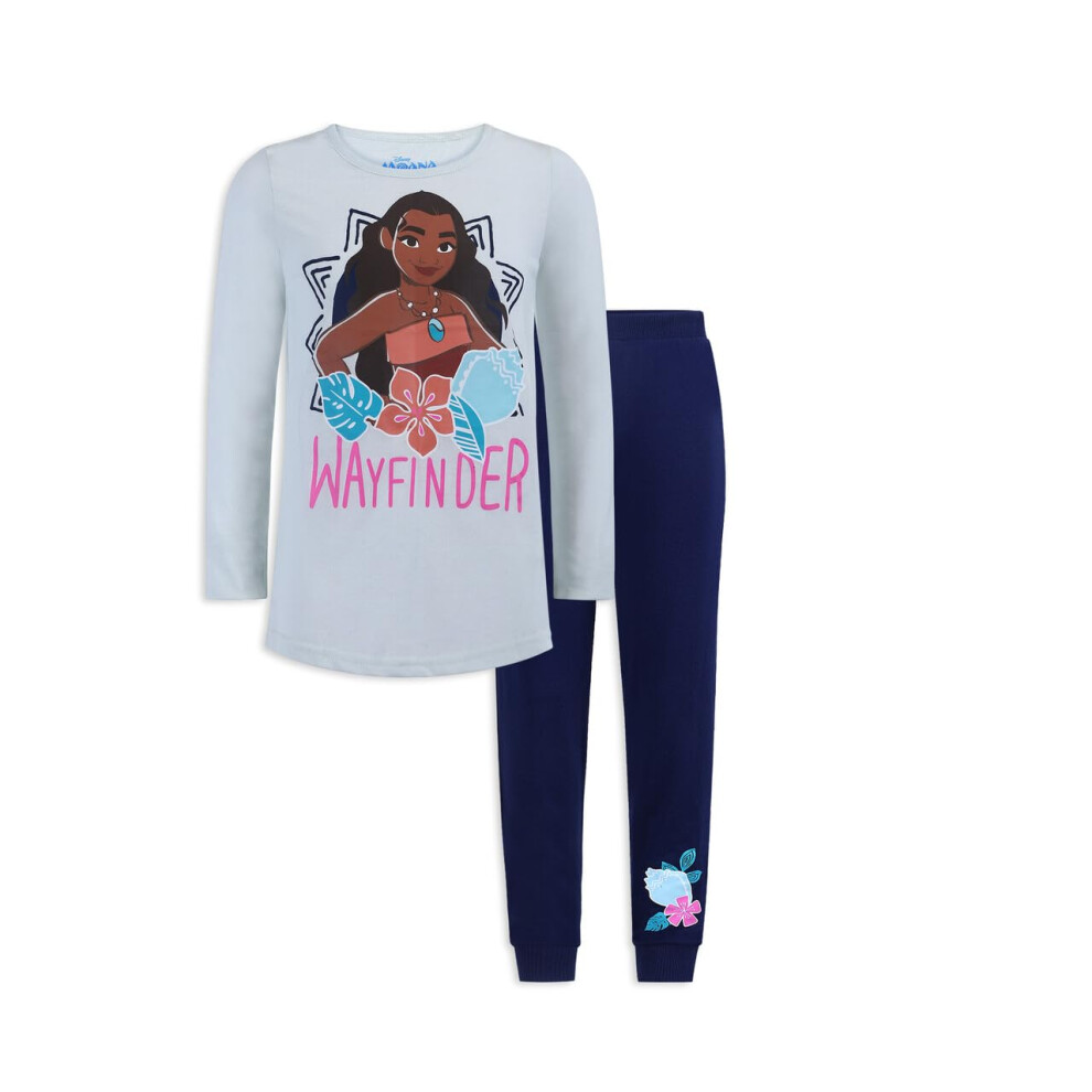 Disney Moana Girls Long Sleeve Shirt and Jogger Pants Set for Toddler