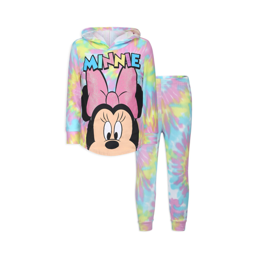 Disney Minnie Mouse Girls Hoodie and Jogger Set for Infant  Toddler an