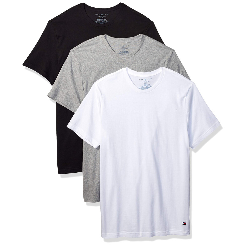 Tommy Hilfiger Men's Undershirts Multipack Cotton Classics Crew Neck T