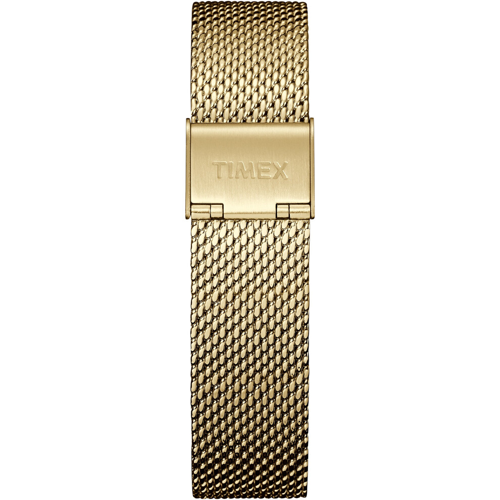 Timex TW7C07700 Two-Piece 18mm Gold-Tone Stainless Steel Mesh Quick-Re