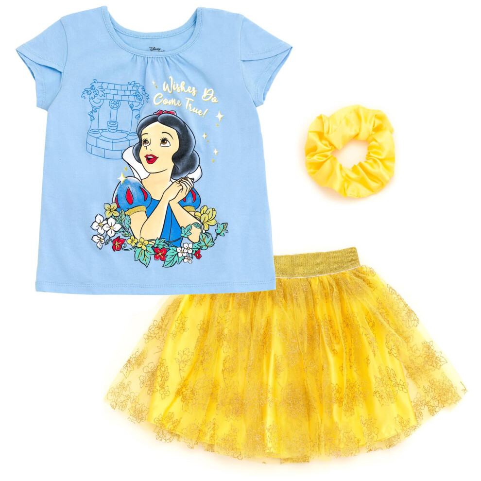 Disney Princess Snow White Toddler Girls T-Shirt and Skirt Blue/Snow W