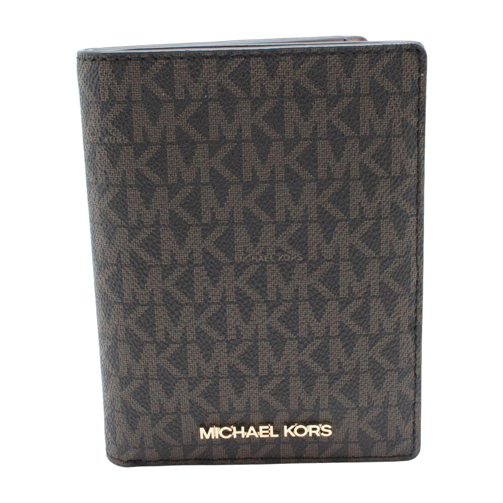 Michael Kors Jet Set Travel Travel Passport Wallet in Brown