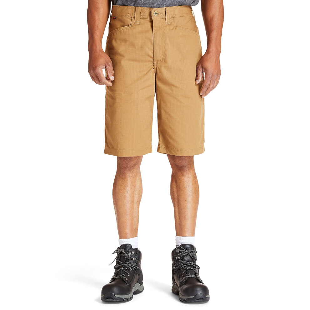 Timberland PRO Men's Work Warrior Flex Ripstop Utility Shorts  Dark Wh