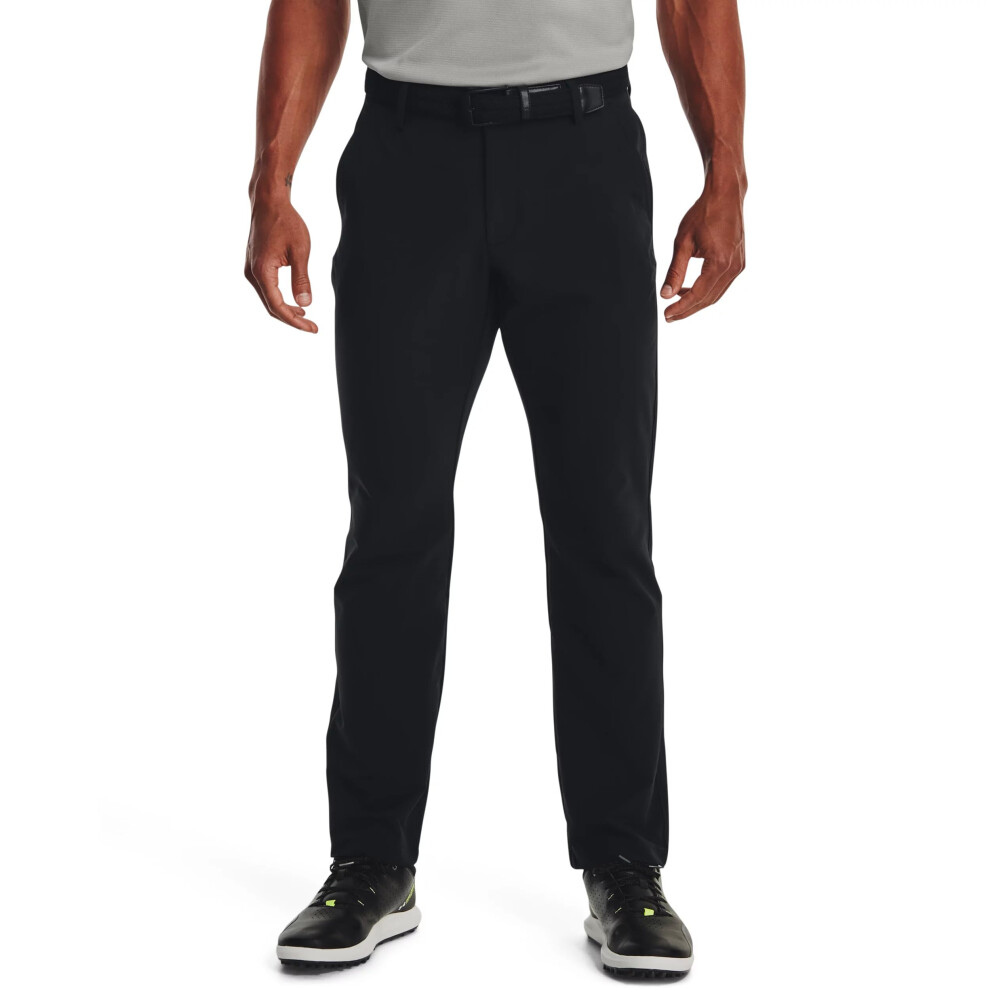 Under Armour Men's Straight Leg Tech Pants  (001) Black/Black/Black  3