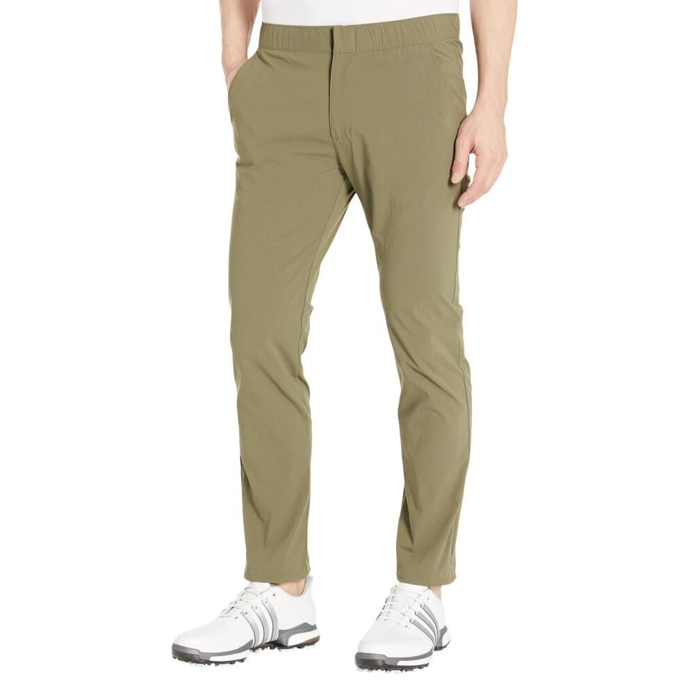 adidas Men's Ripstop Golf Pants  Olive Strata  Large