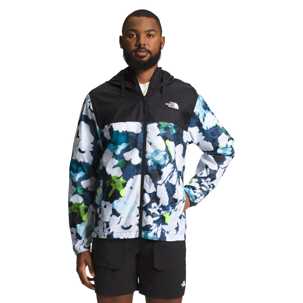 THE NORTH FACE Printed Cyclone 3 Mens Jacket TNF Black/Summit Navy Abs