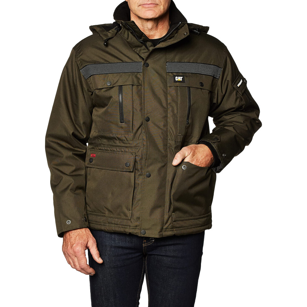 Caterpillar Men's Heavy Insulated Parka (Regular and Big & Tall Sizes)