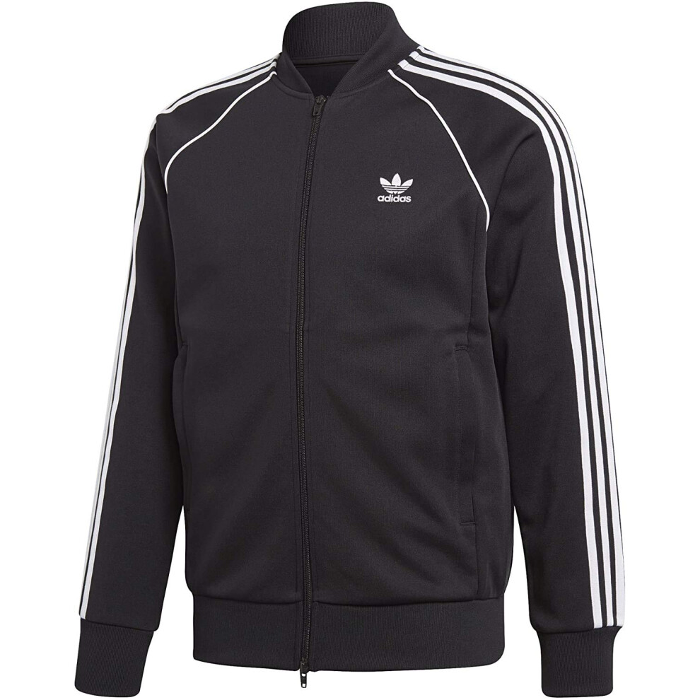 adidas Originals Men's Superstar Track Jacket  Black  L