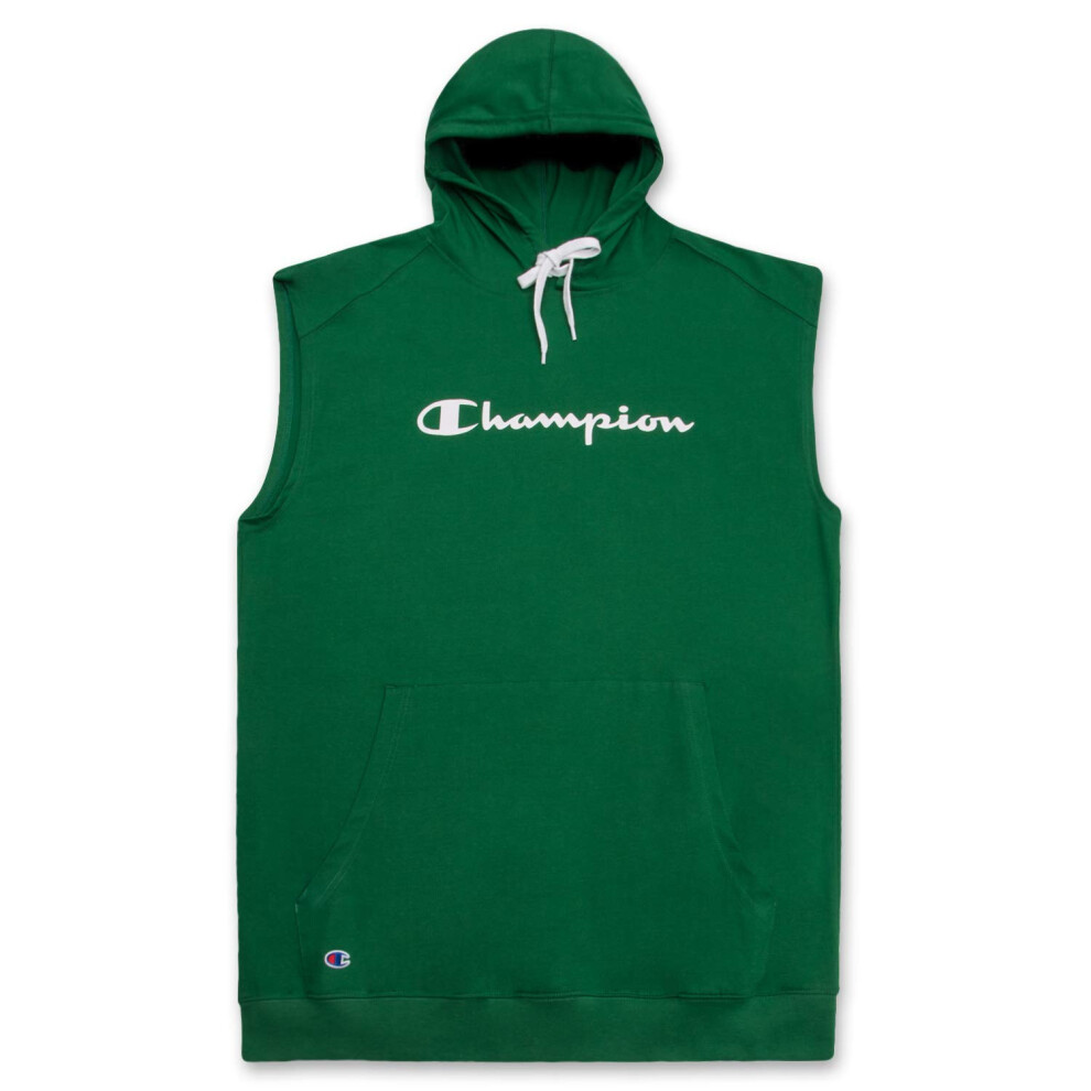 Champion Big and Tall Sleeveless Hoodies for Men - Mens Popover Workou