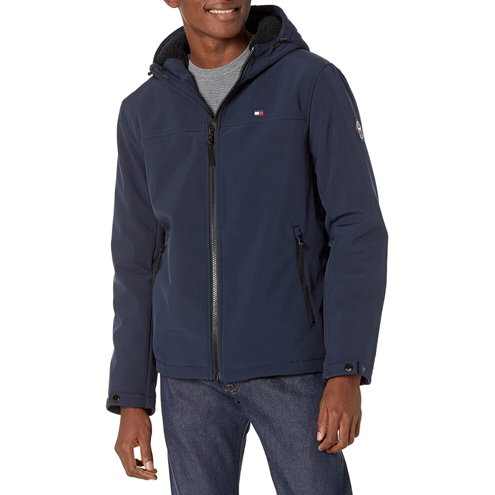 Tommy Hilfiger Men's Lightweight Performance Softshell Hoody Jacket  N