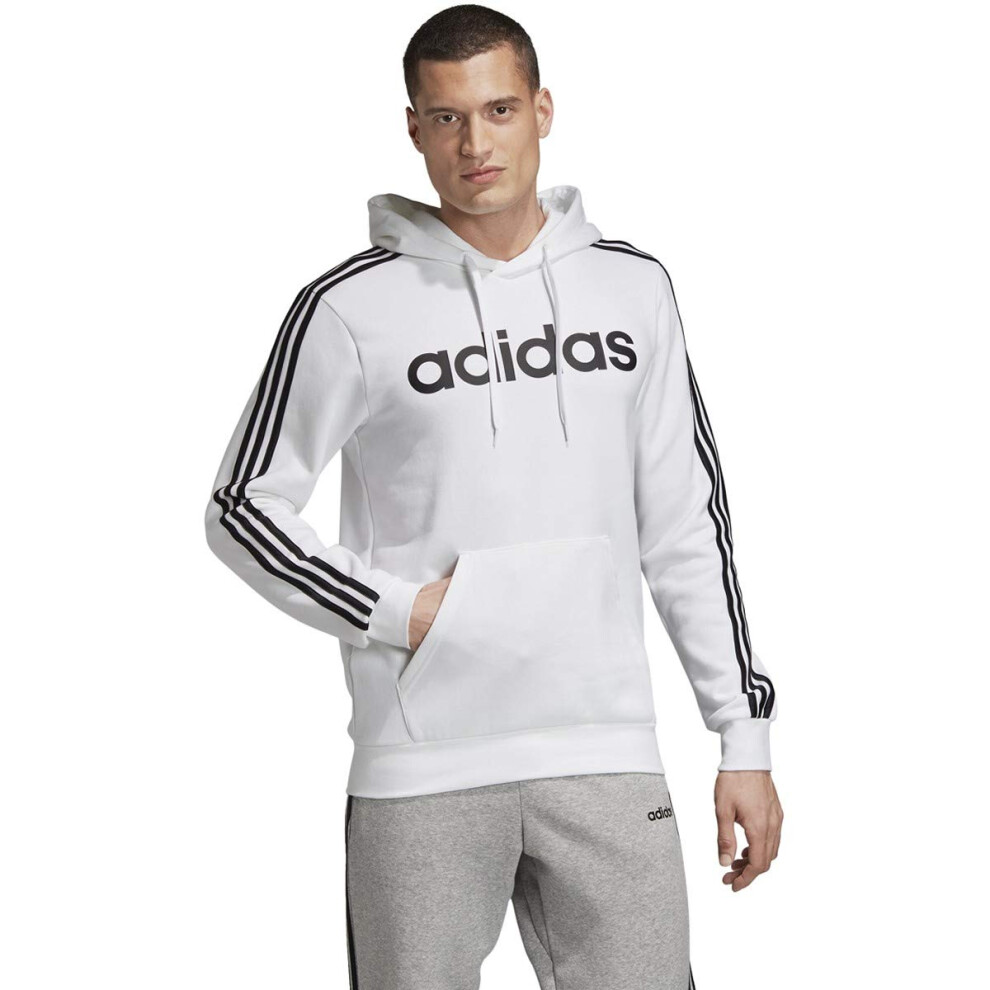 adidas Essentials Men's 3-Stripes Pullover Hoodie