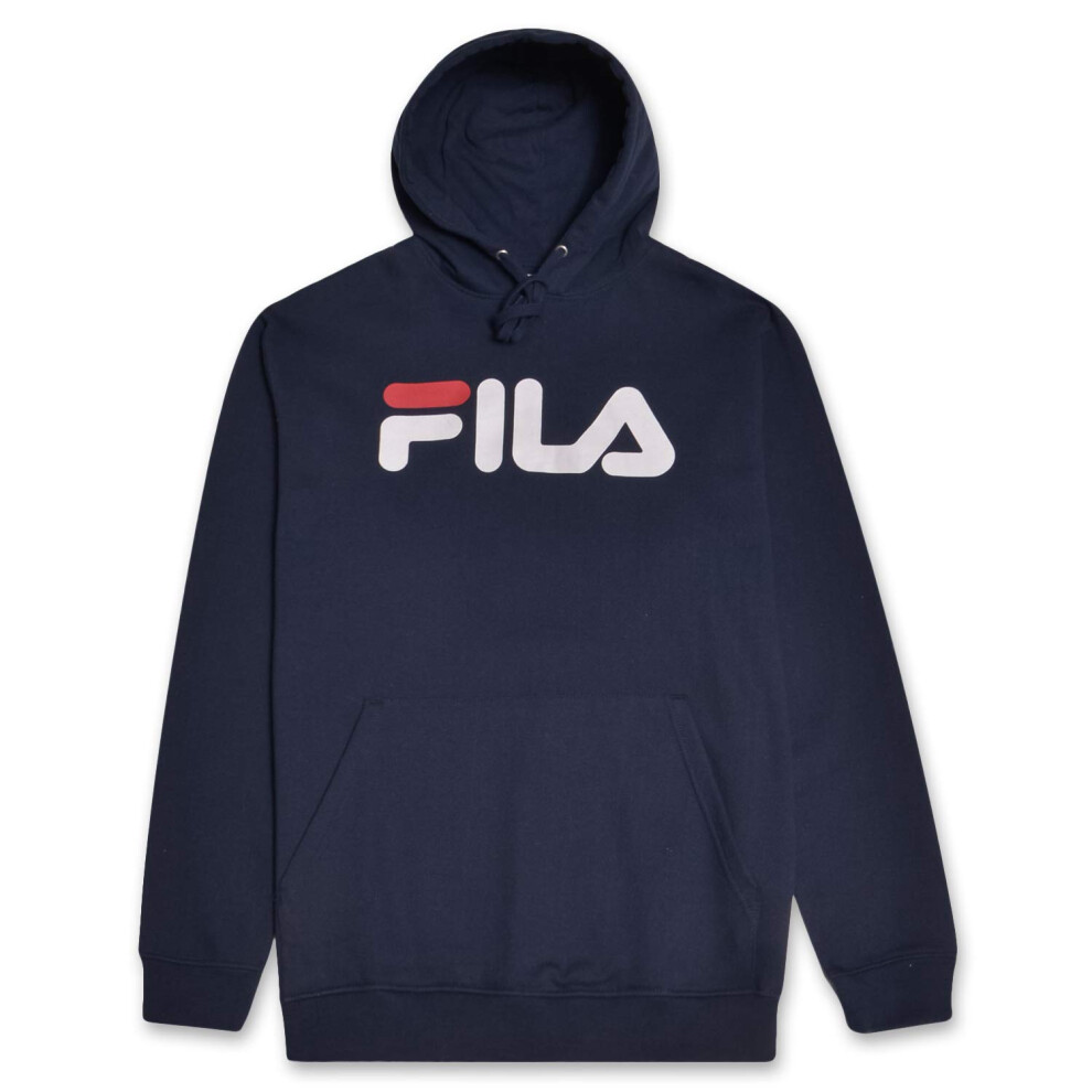 Fila Big and Tall Hoodie for Men - Fleece Mens Hoodie  Sweatshirt for