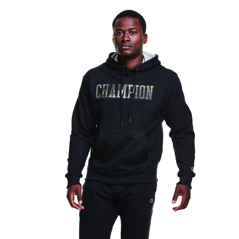 Champion Men's Powerblend Fleece Pullover Hoodie  Seasonal (Retired Co