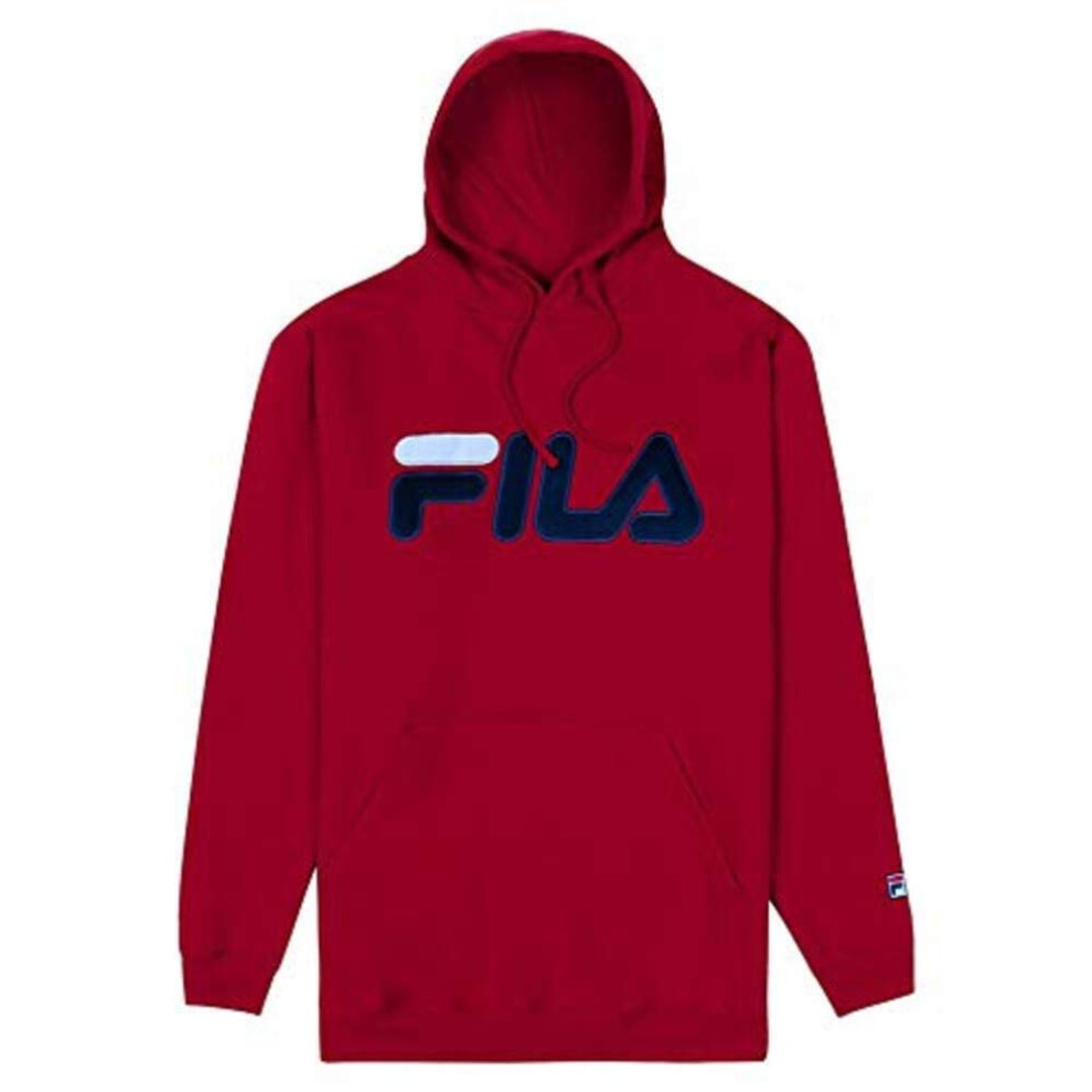 Fila Big and Tall Hoodie for Men - Fleece Mens Hoodie  Sweatshirt for