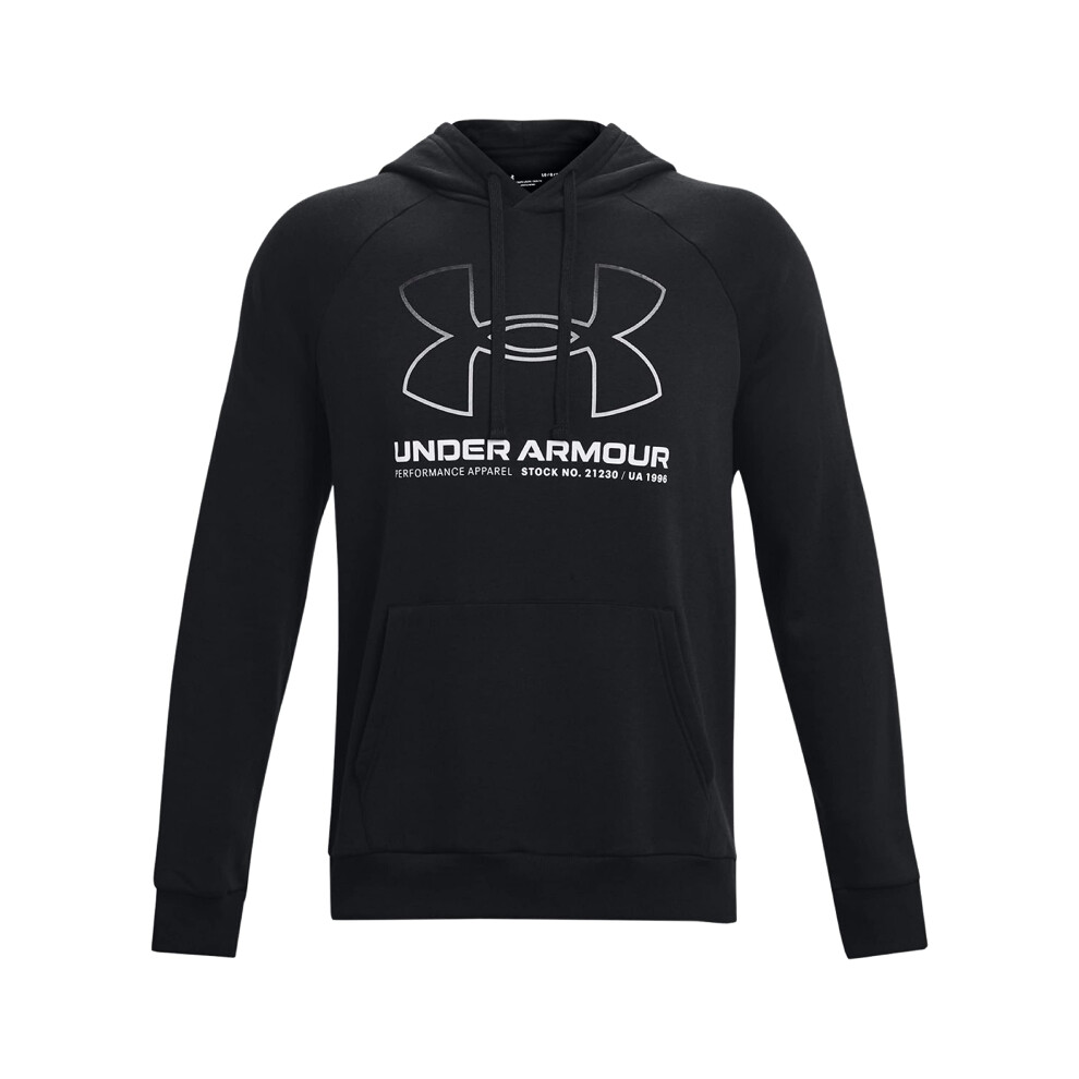 Under Armour Men's UA Rival Lock Up Hoodie Fleece Pullover 1366724 (Bl