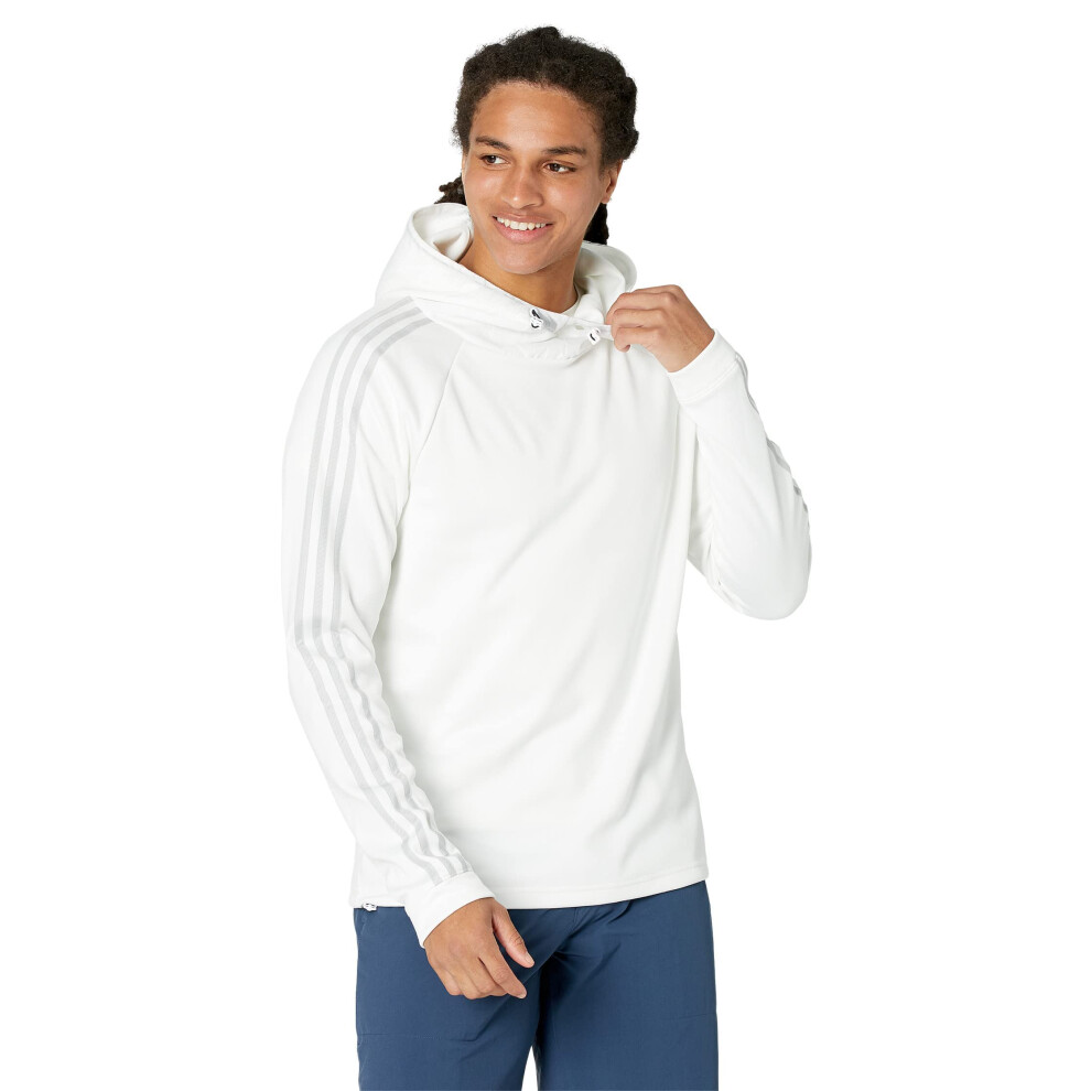 adidas Men's 3-Stripes Cold.RDY Hoodie  White  X-Large