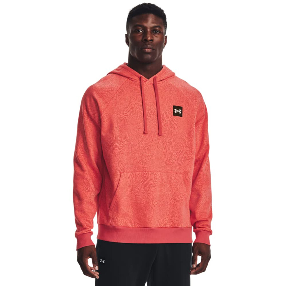 Under Armour Men's Rival Terry Printed Hoodie  (638) Chakra / / Onyx W