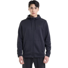 Under Armour Herr ArmourFleece Full Zip Hoodie, (001) Svart / Svart, Storlek Large