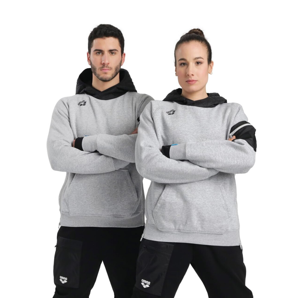 ARENA Standard Unisex Tech Hoodie  Medium Gray Heather