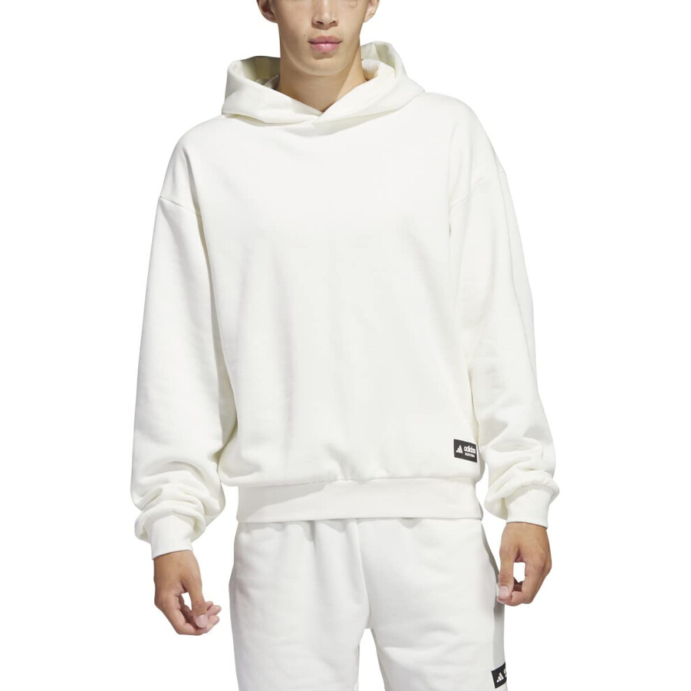 adidas Men's Legends Hoodie  Off White  XX-Large